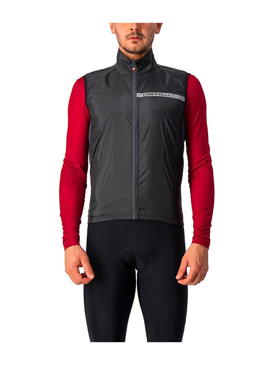 Castelli Squadra Stretch Vest, light black/dark gray - Bild 1