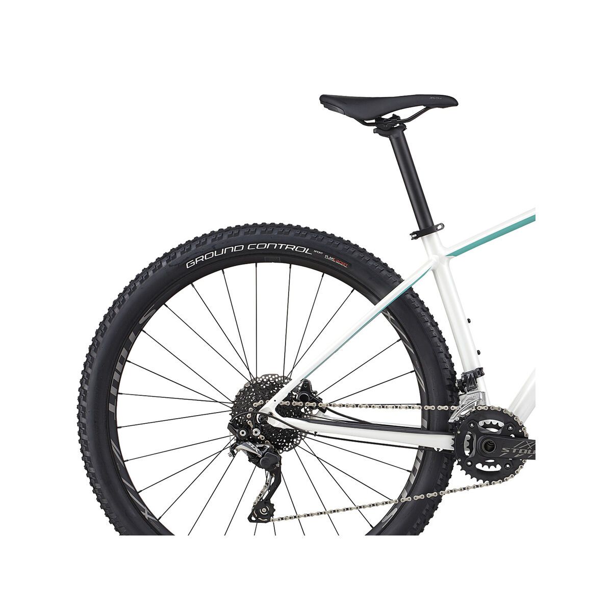 Specialized Women's Rockhopper Pro, gloss satin metallic white silver/acid mint/black - Bild 7