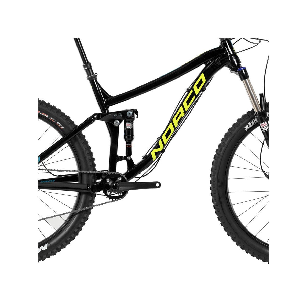 Norco Torrent FS+ 7.2, black/yellow/blue - Bild 3