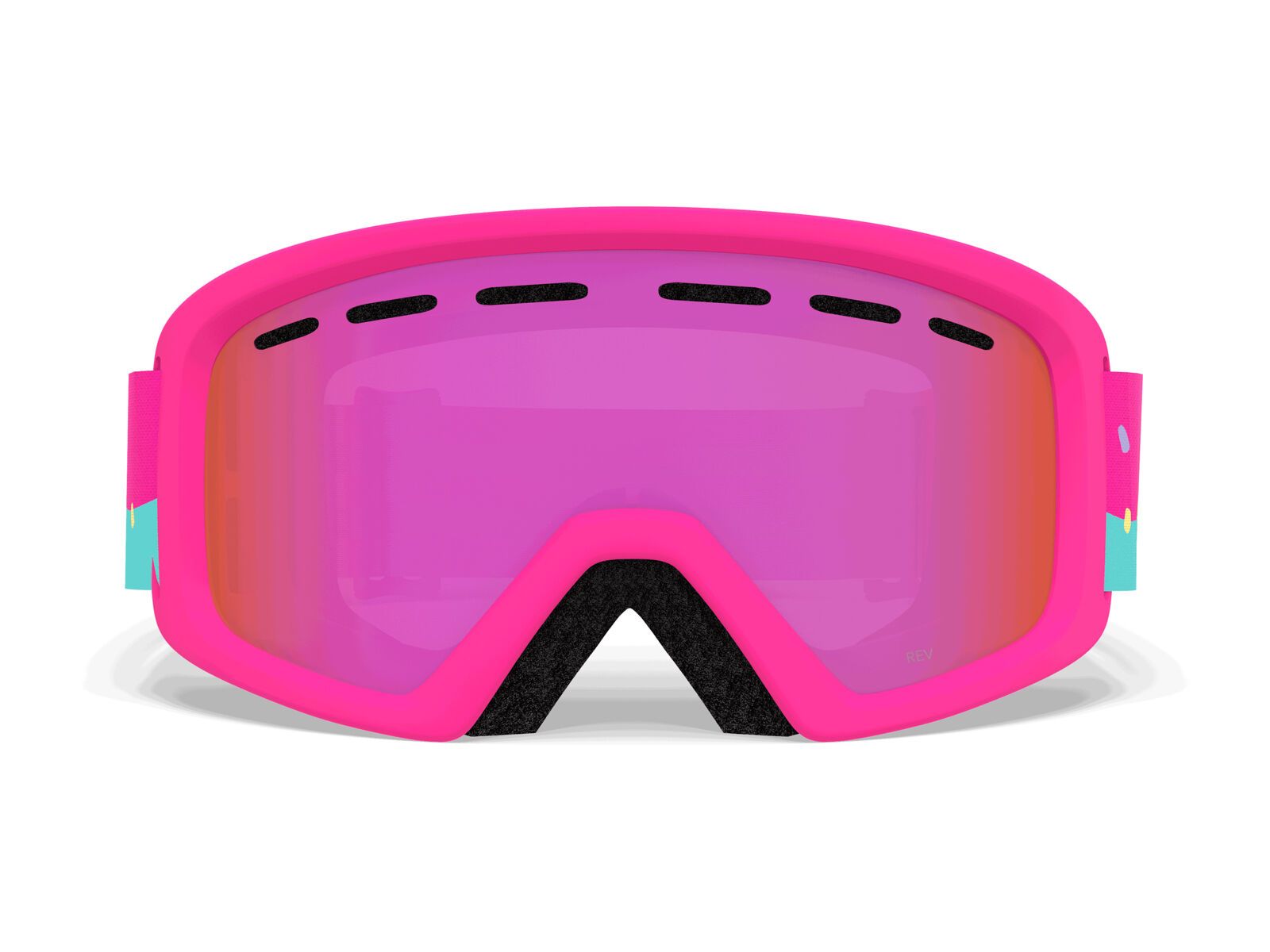 Giro Rev, disco birds/Lens: amber pink - Bild 3