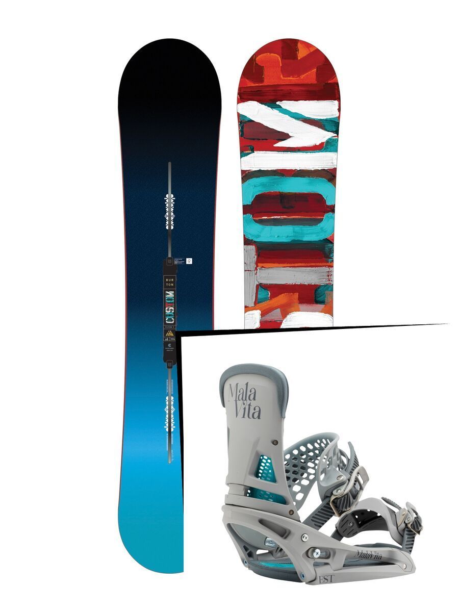 Set: Burton Custom Flying V 2017 +  Malavita EST (1712864S) - Bild 1
