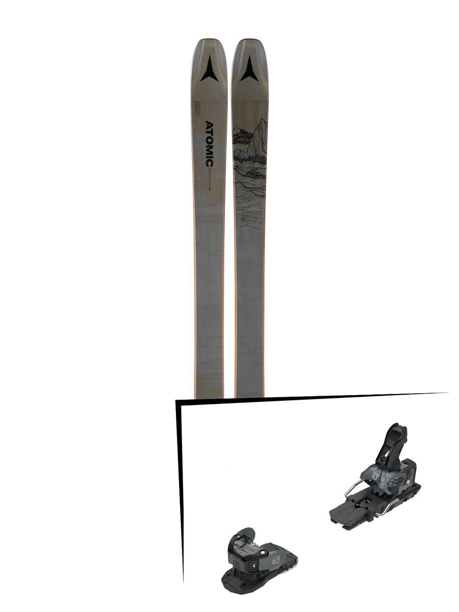 Set: Atomic Bent Chetler 100 2019 + Salomon Warden MNC 13 black/grey - Bild 1
