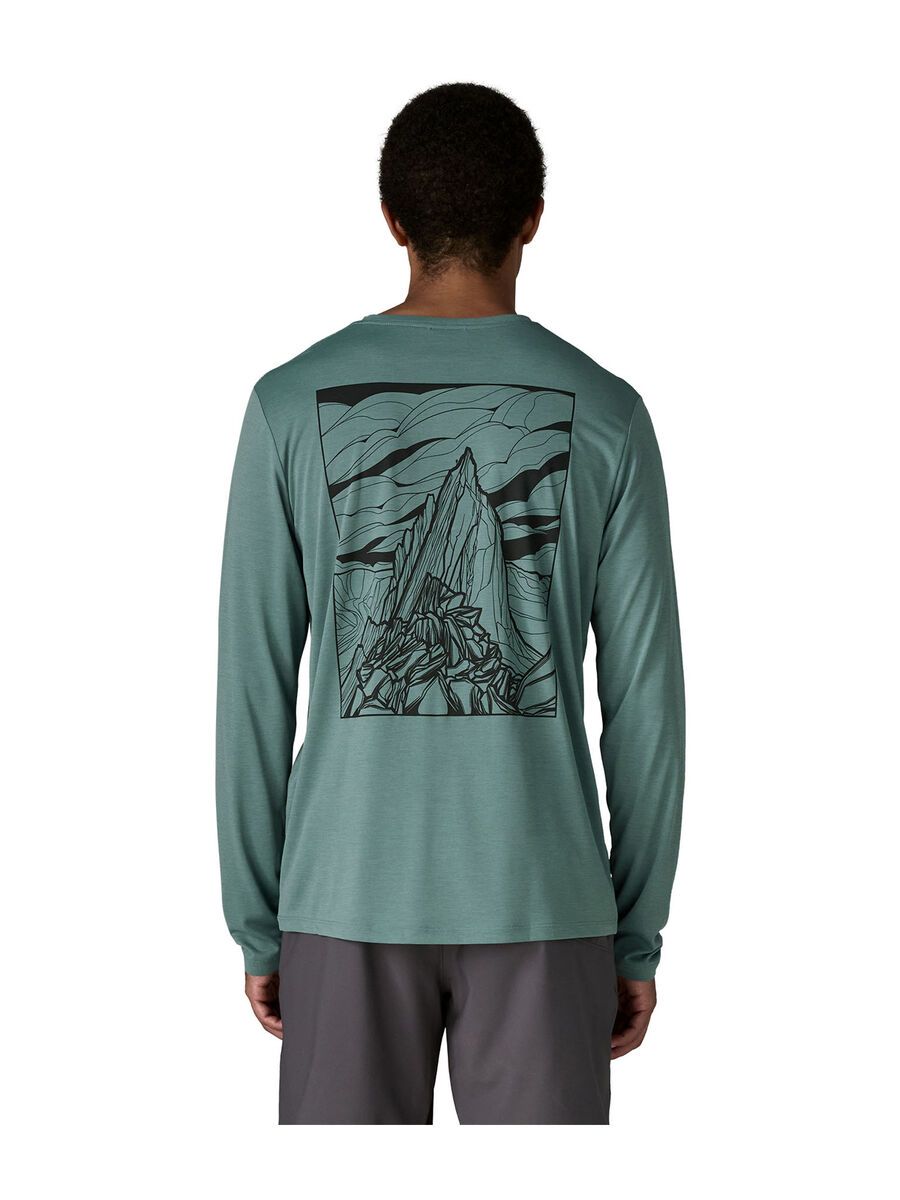 Patagonia Men's Long-Sleeved Capilene Cool Daily Shirt - Cloud Crag, blue sage/light blue sage x-dye - Bild 5