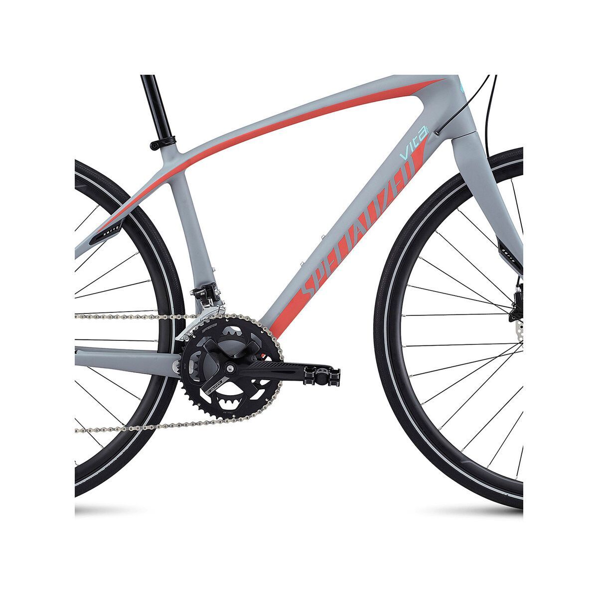 Specialized Vita Sport Carbon, cool gray/coral/light turquoise - Bild 3