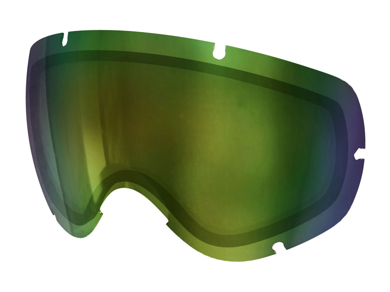 POC Lobes Wechselscheibe, persimmon/green mirror - Bild 1