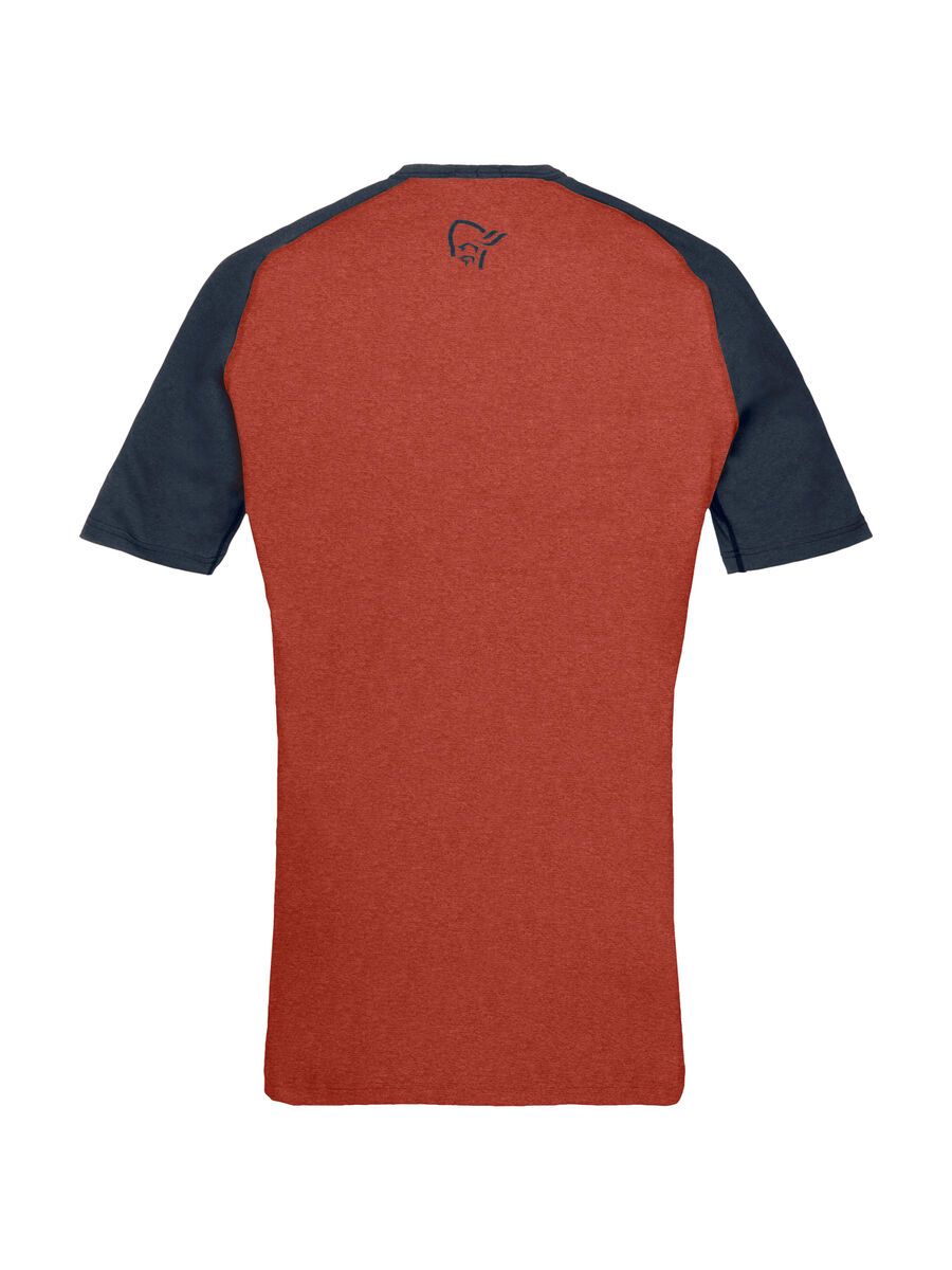 Norrona fjørå equaliser lightweight T-Shirt M's, rooibos tea/indigo night - Bild 2