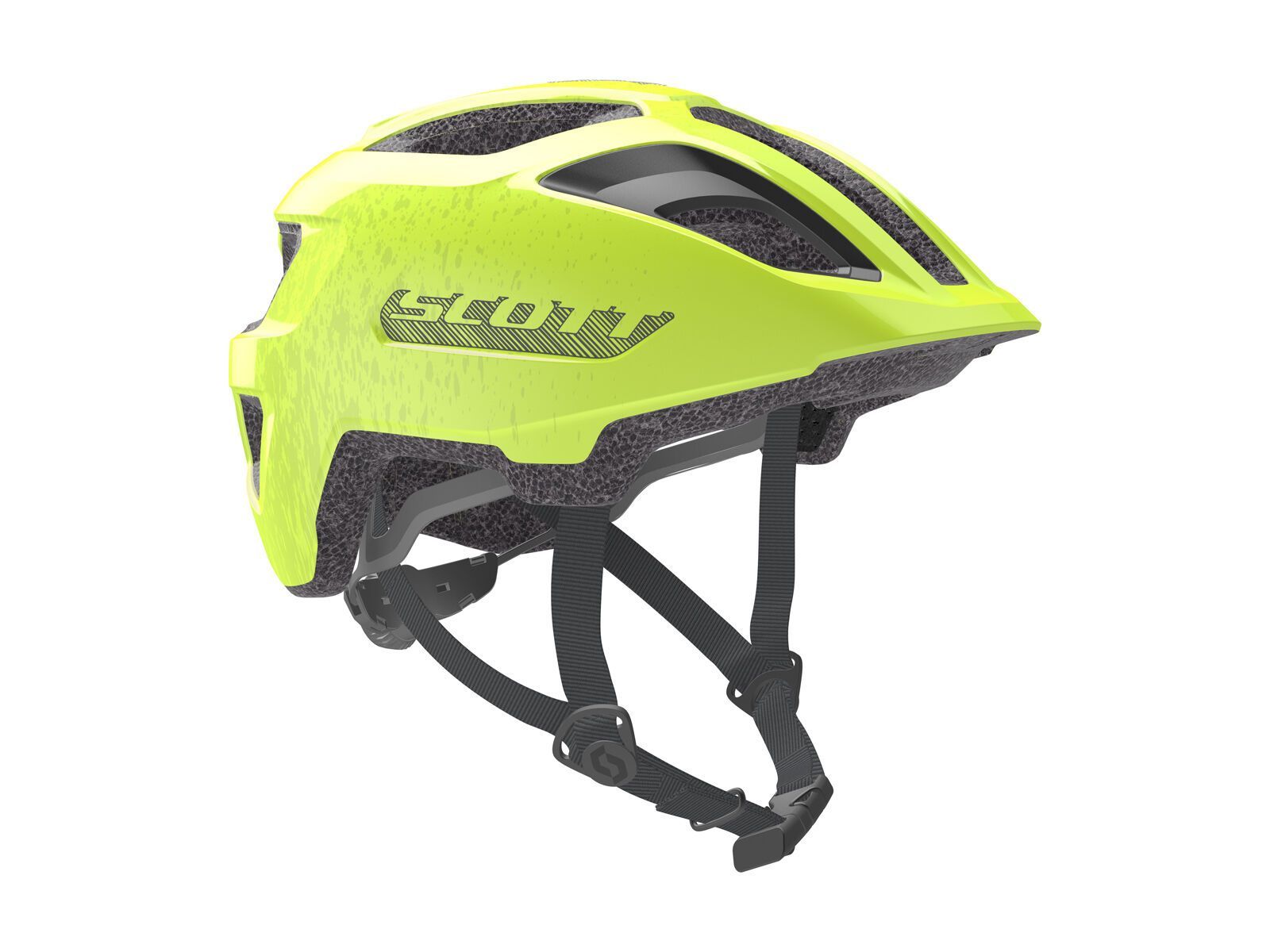 Scott Spunto Junior Helmet, yellow fluorescent - Bild 1