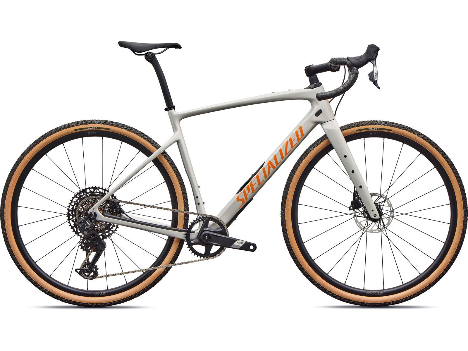 Specialized Diverge 4 Comp Carbon SRAM Apex AXS/S1000, dolomite metallic/orange zest - Bild 1
