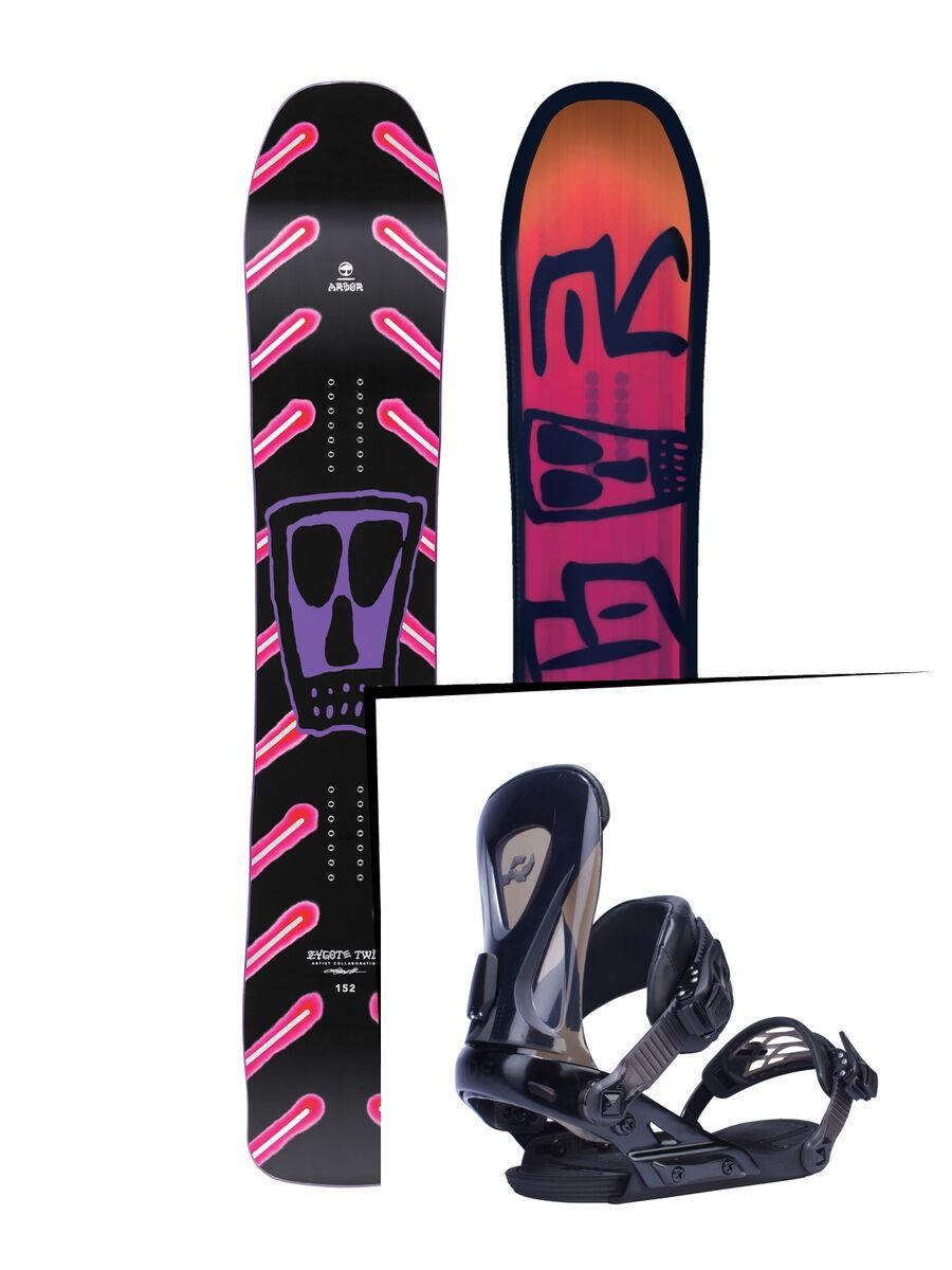 Set: Arbor Zygote Twin 2017 + Ride Revolt (1770162S) - Bild 1