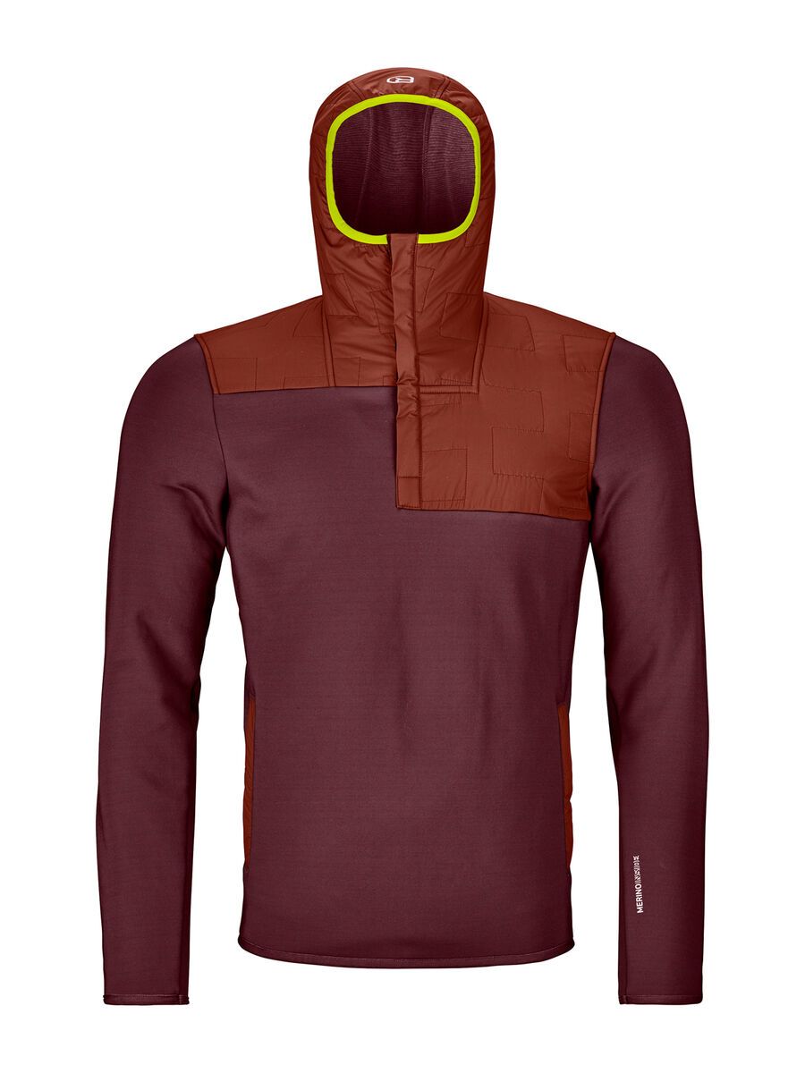 Ortovox Merino Fleece Plus Anorak M, winetasting - Bild 1