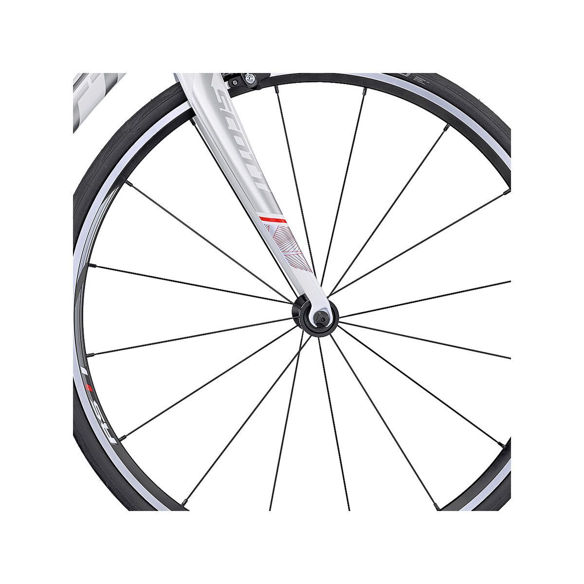 Scott Contessa Solace 25, white/silver/orange - Bild 3