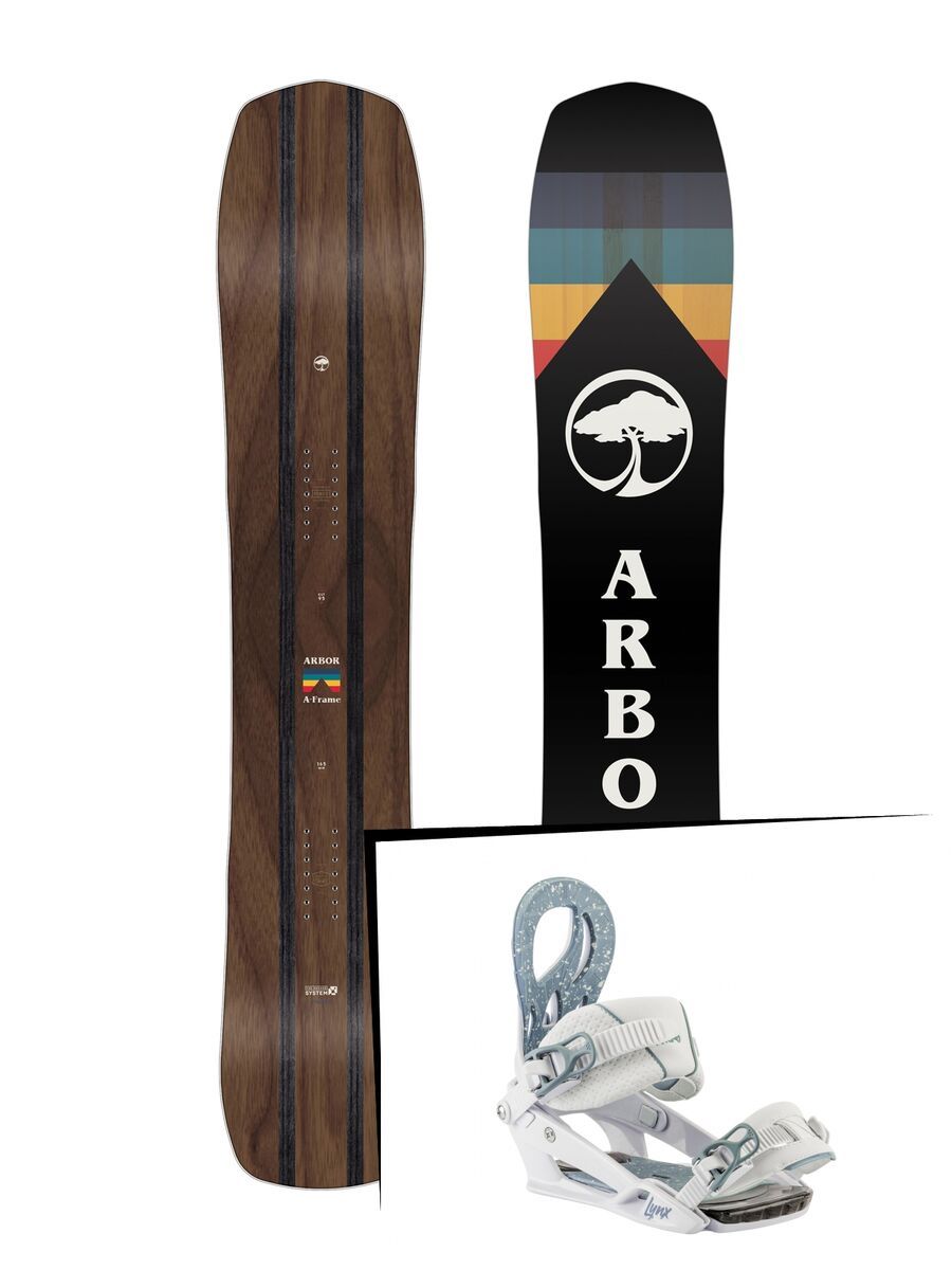 Set: Arbor A-Frame 2019 + Nitro Lynx fresh powder - Bild 1