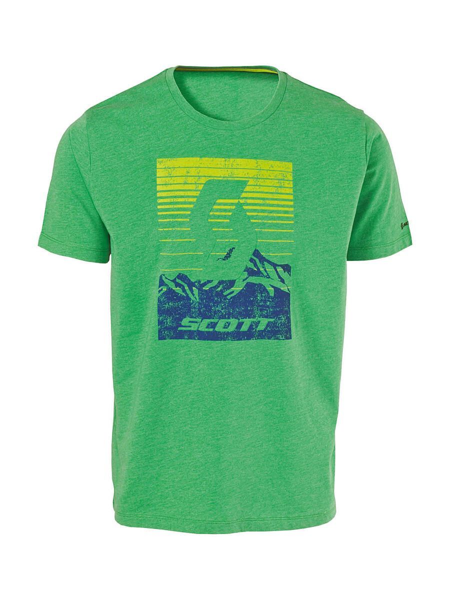Scott Deep Trail 5 s/sl T-Shirt, medium green melange - Bild 1