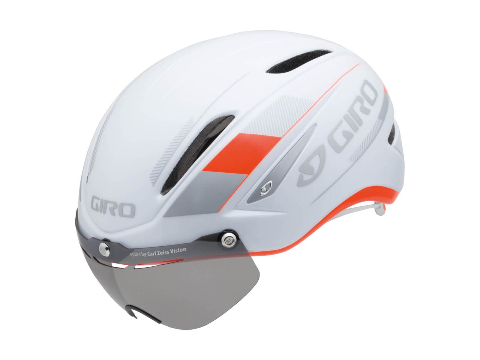 Giro Air Attack Shield, fluorescent orange/white limited - Bild 1