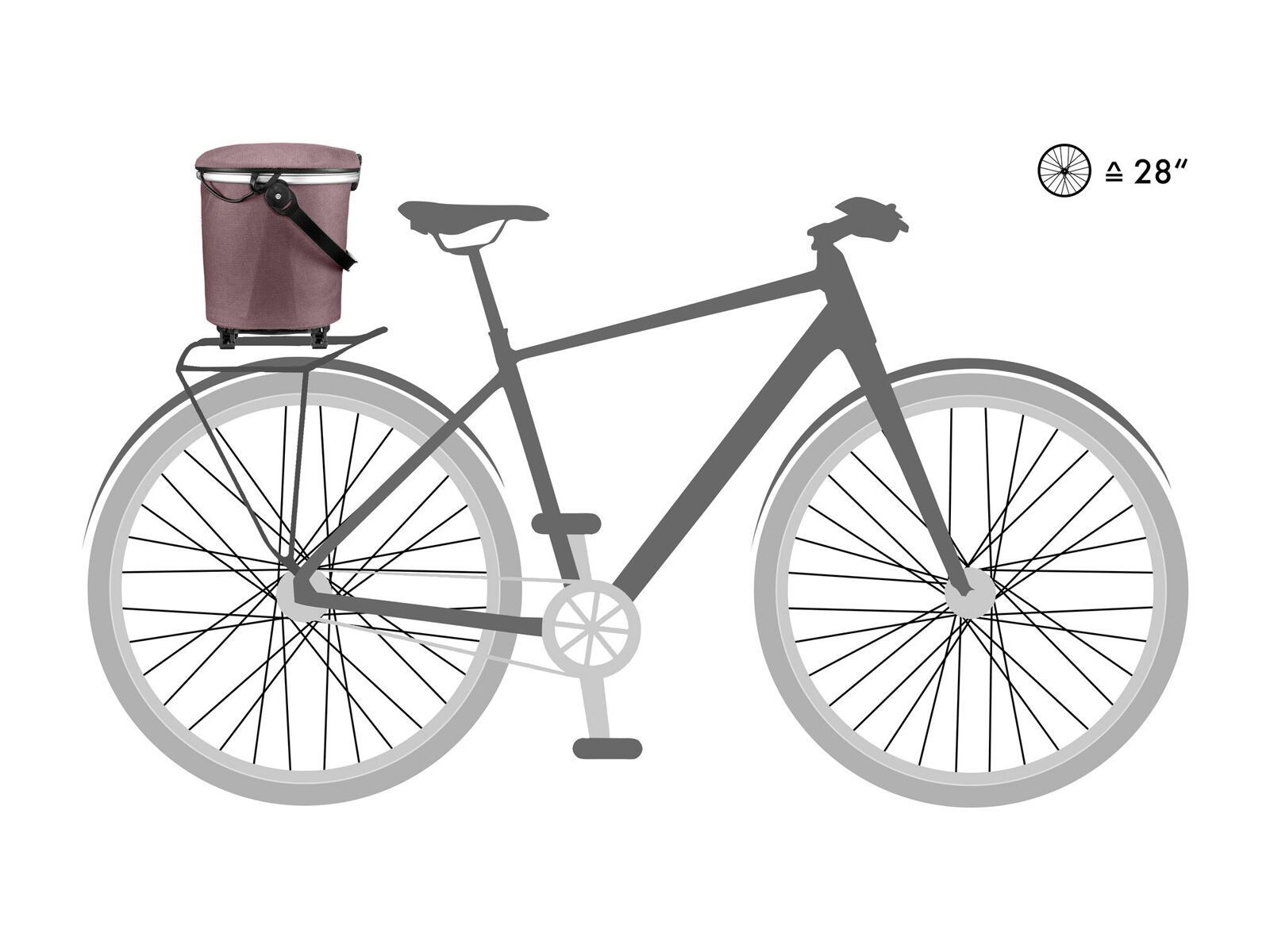 ORTLIEB Up-Town Rack Urban, ash rose - Bild 6