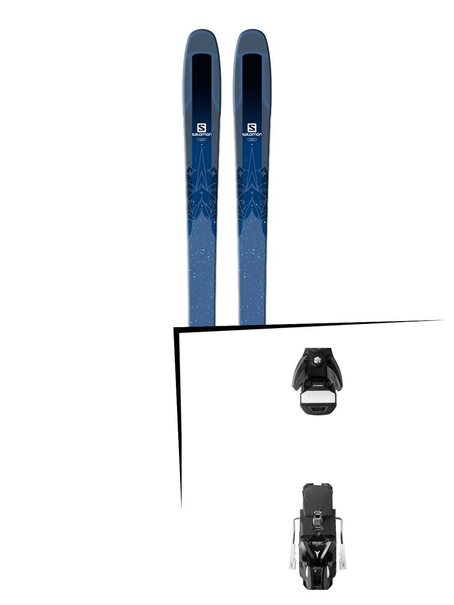 Set: Salomon QST Lux 92 2018 + Atomic STH 13 WTR black/gun metal - Bild 1