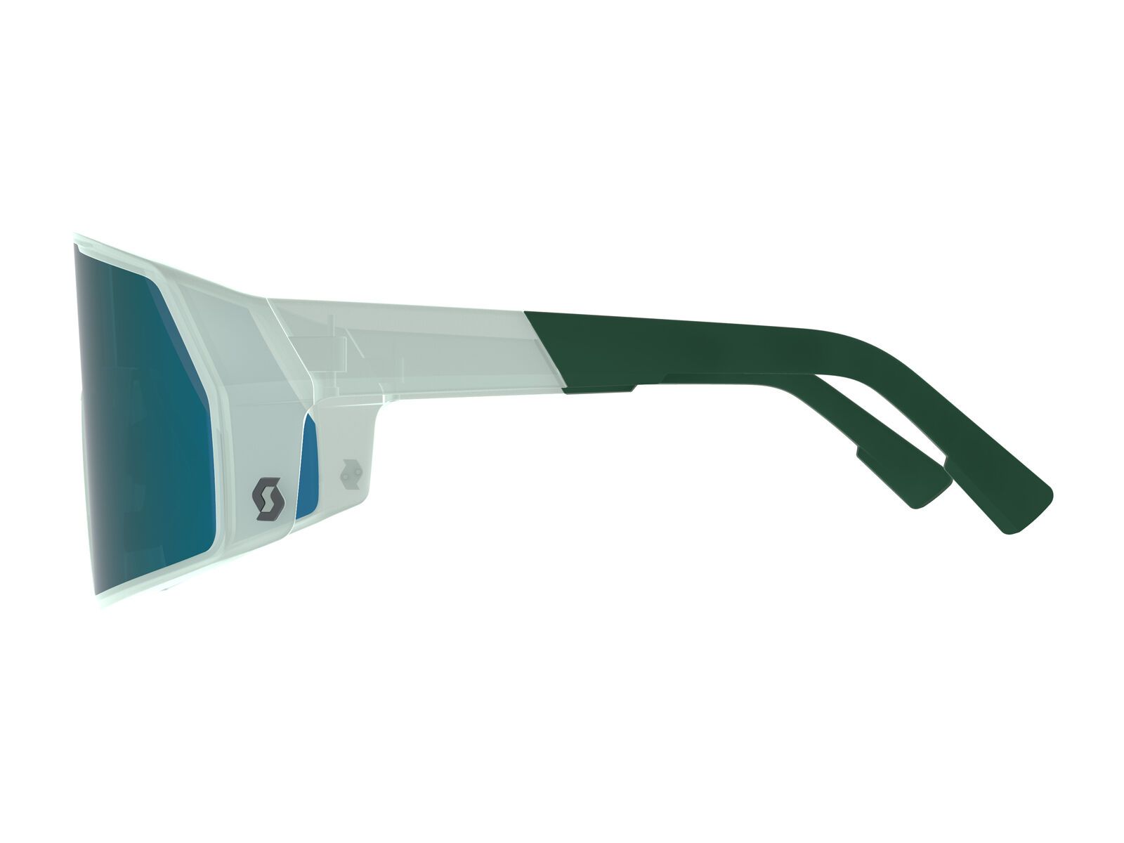 Scott Pro Shield, Green Chrome / mineral blue - Bild 3