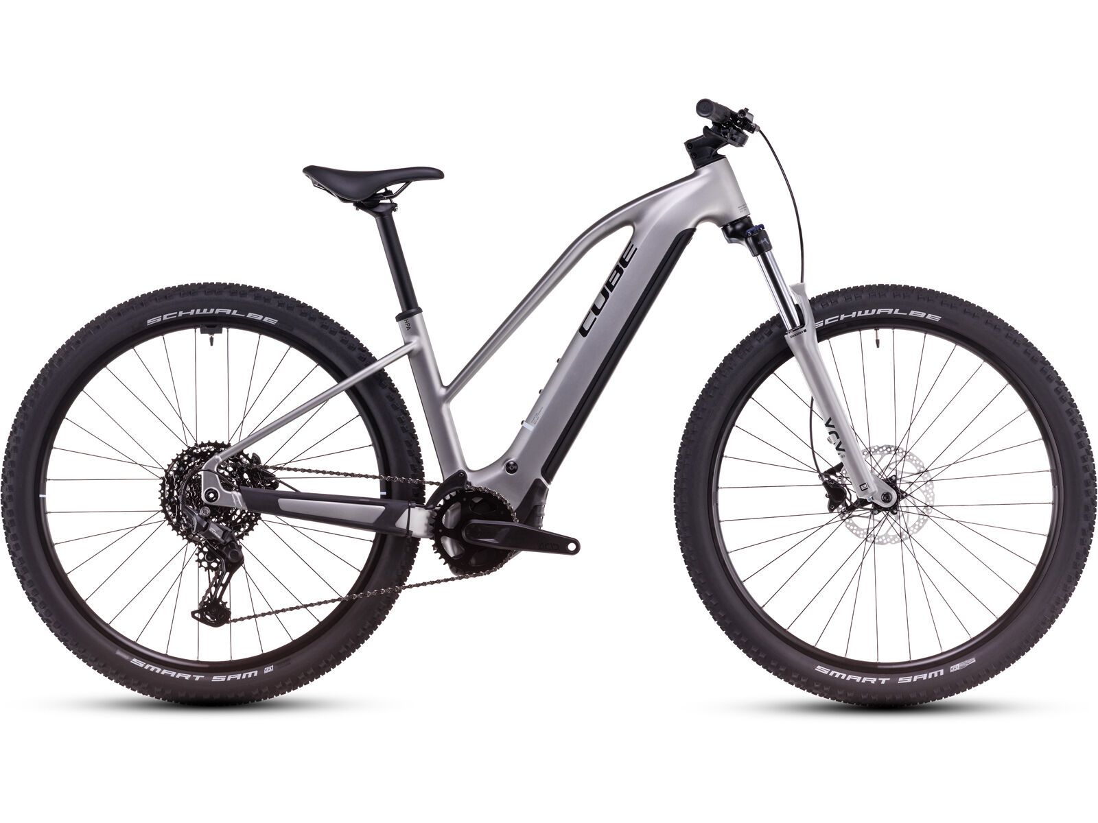 Cube Reaction Hybrid One 600 Trapeze 27.5, silver´n´black - Bild 1