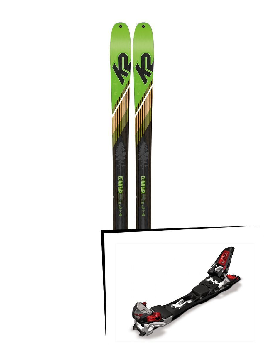 Set: K2 SKI Wayback 88 2019 + Marker F10 Tour - Bild 1