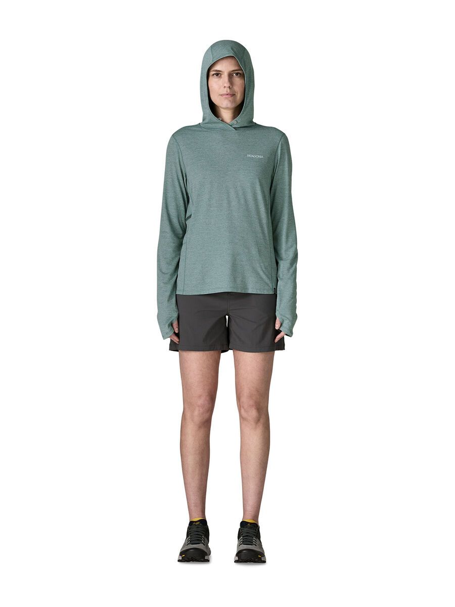 Patagonia Women's Capilene Cool Sun Hoody - Peak Visions, nouveau green/blue sage x-dye - Bild 6