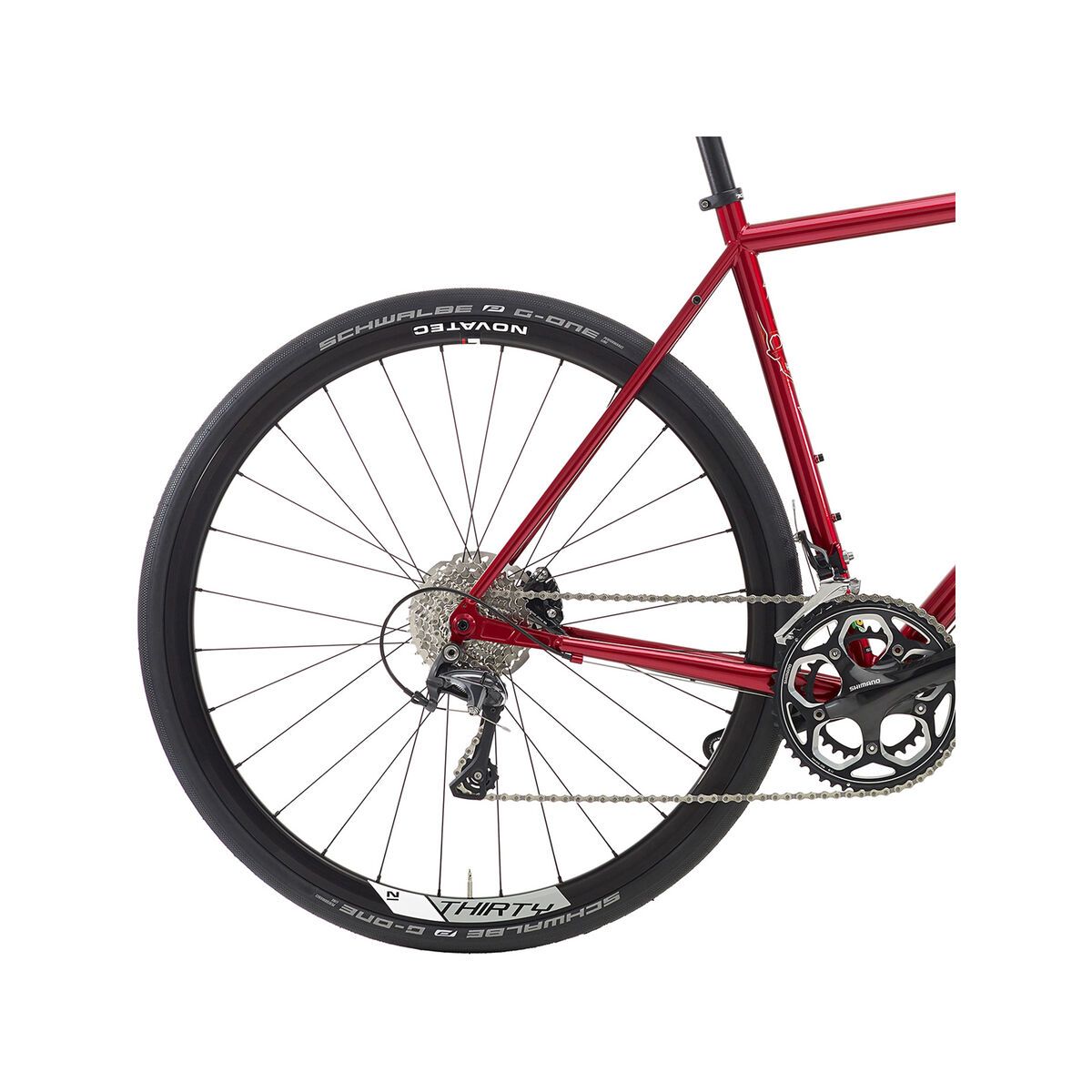 Kona Roadhouse, gloss red w/ cream & orange decals - Bild 4