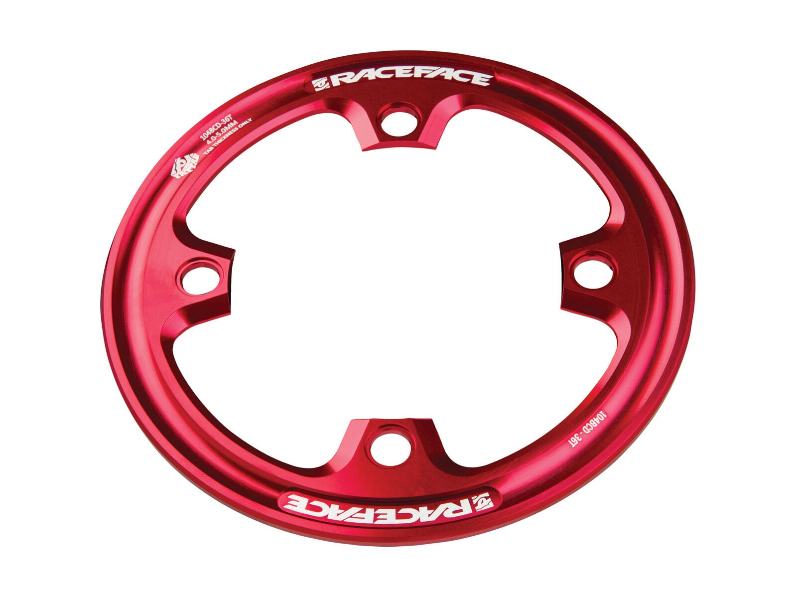 Race Face Lightweight Bash, Fat Tab, red - Bild 1