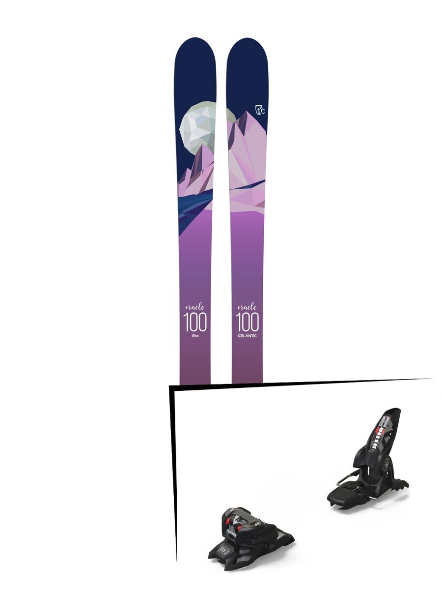 Set: Icelantic Oracle 100 2018 + Marker Jester 16 ID black - Bild 1