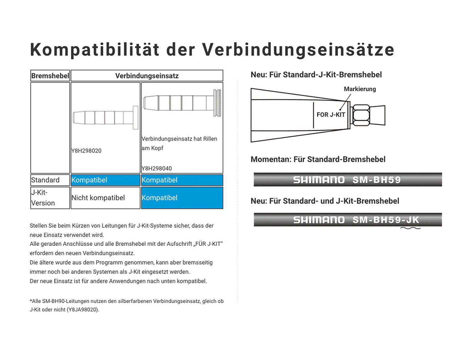Shimano Deore XTR SM-BH90-SBM - 1.700 mm, schwarz - Bild 3
