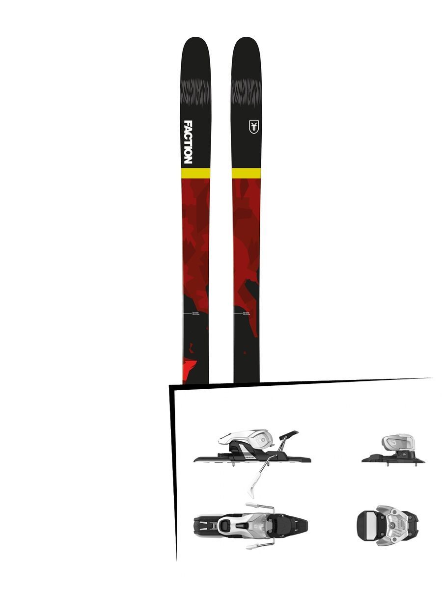 Set: Faction Prodigy 1.0 2018 + Salomon Warden 11 silver/white - Bild 1