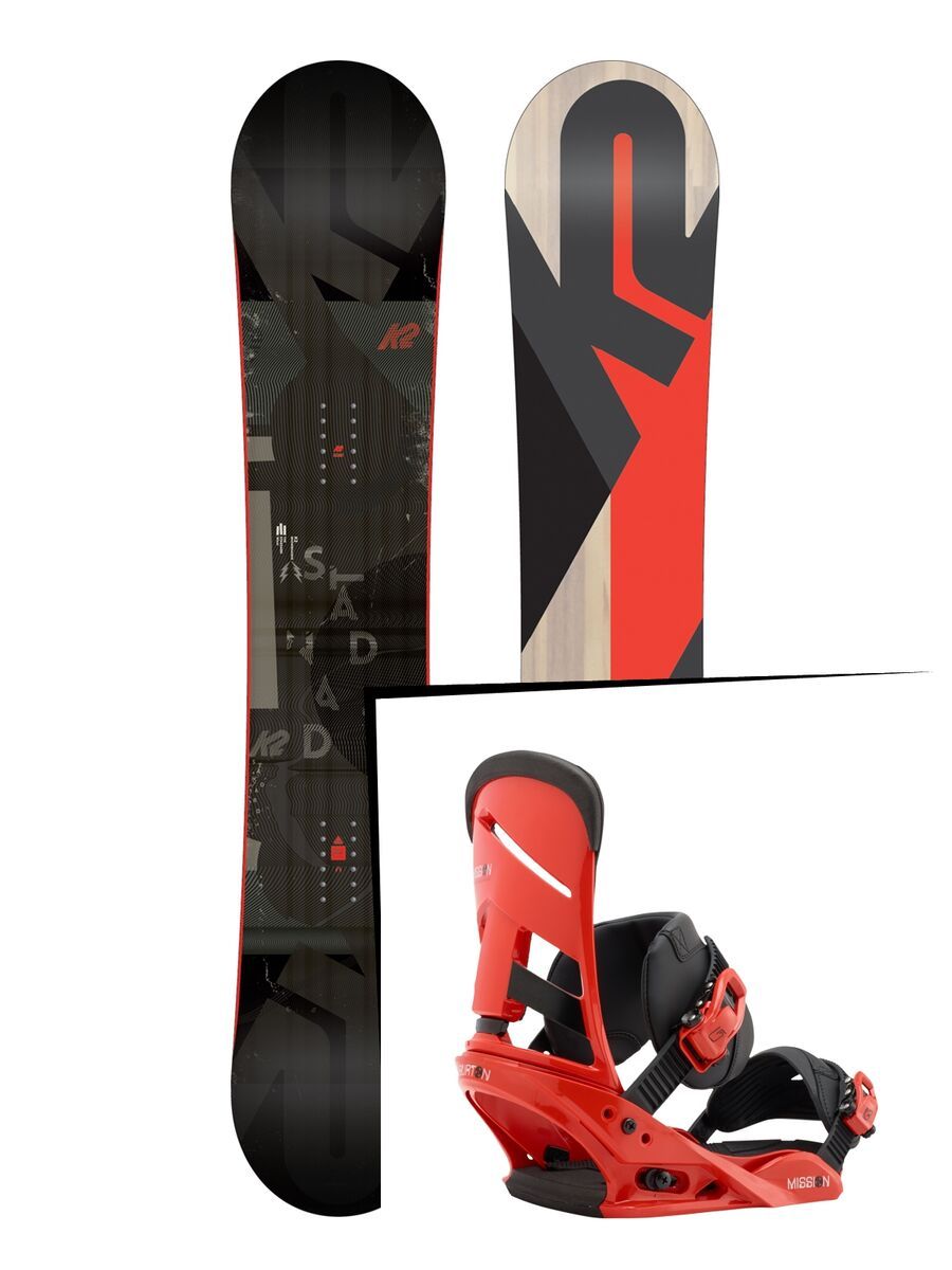 Set: K2 Standard 2018 + Burton Mission el rojo - Bild 1