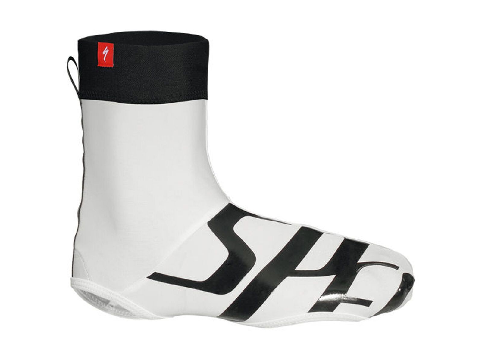 Specialized Wordmark Shoe Cover, White/Black - Bild 1