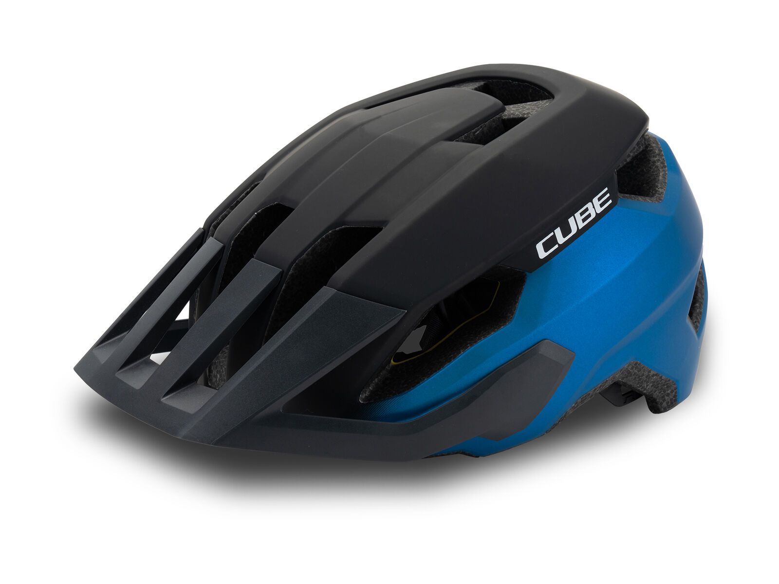 Cube Helm Stray X Actionteam, blue´n´grey - Bild 1