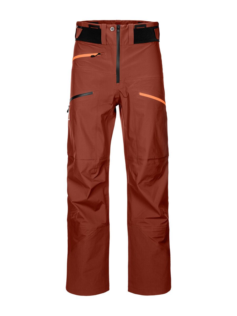 Ortovox 3L Deep Shell Pants M, clay orange - Bild 1