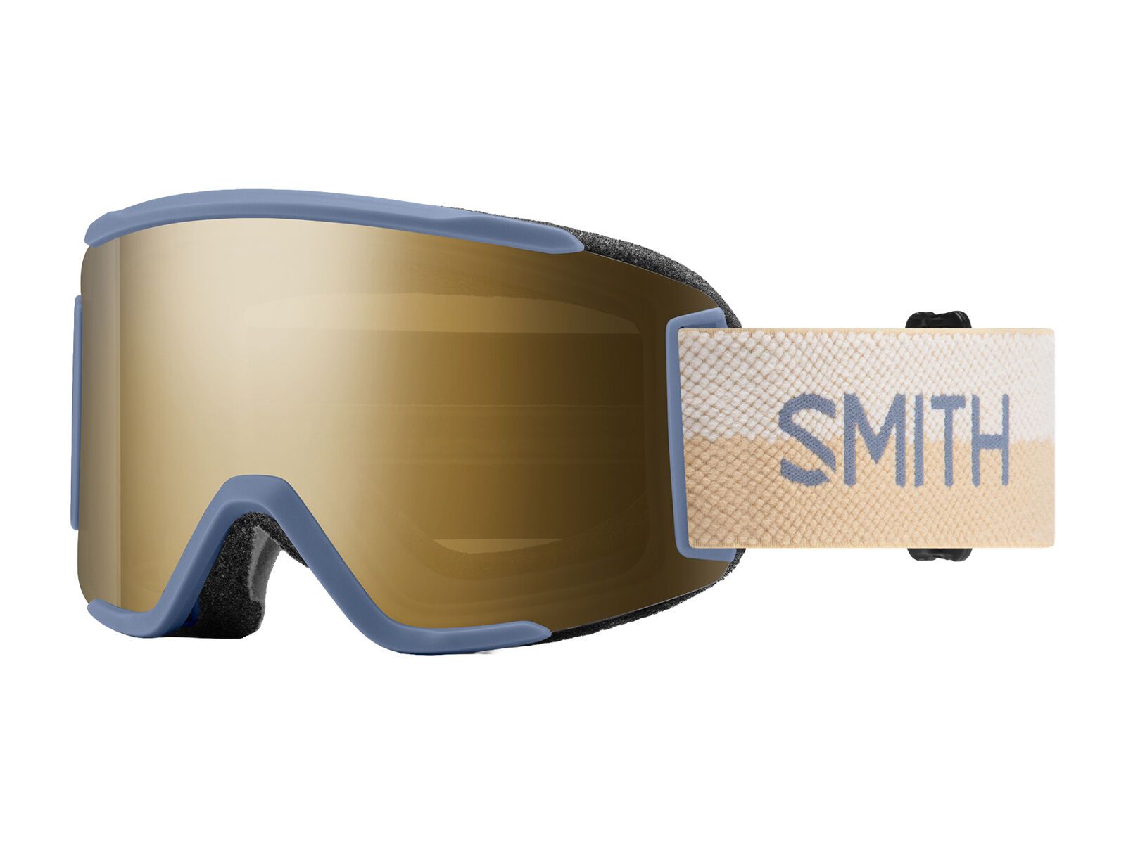 Smith Squad S, ChromaPop Sun Black Gold Mirror / steel blue split - Bild 1