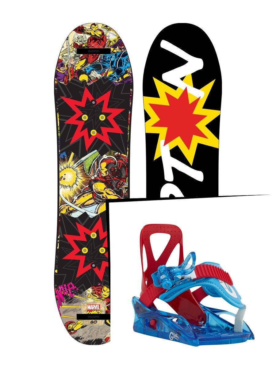 Burton Set: Chopper LTD Marvel 2016 + Burton Grom - Bild 1