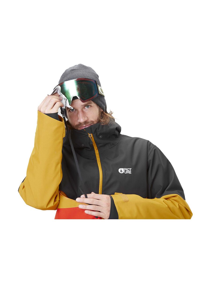 Picture Styler Jacket, black/pumpkin red - Bild 12