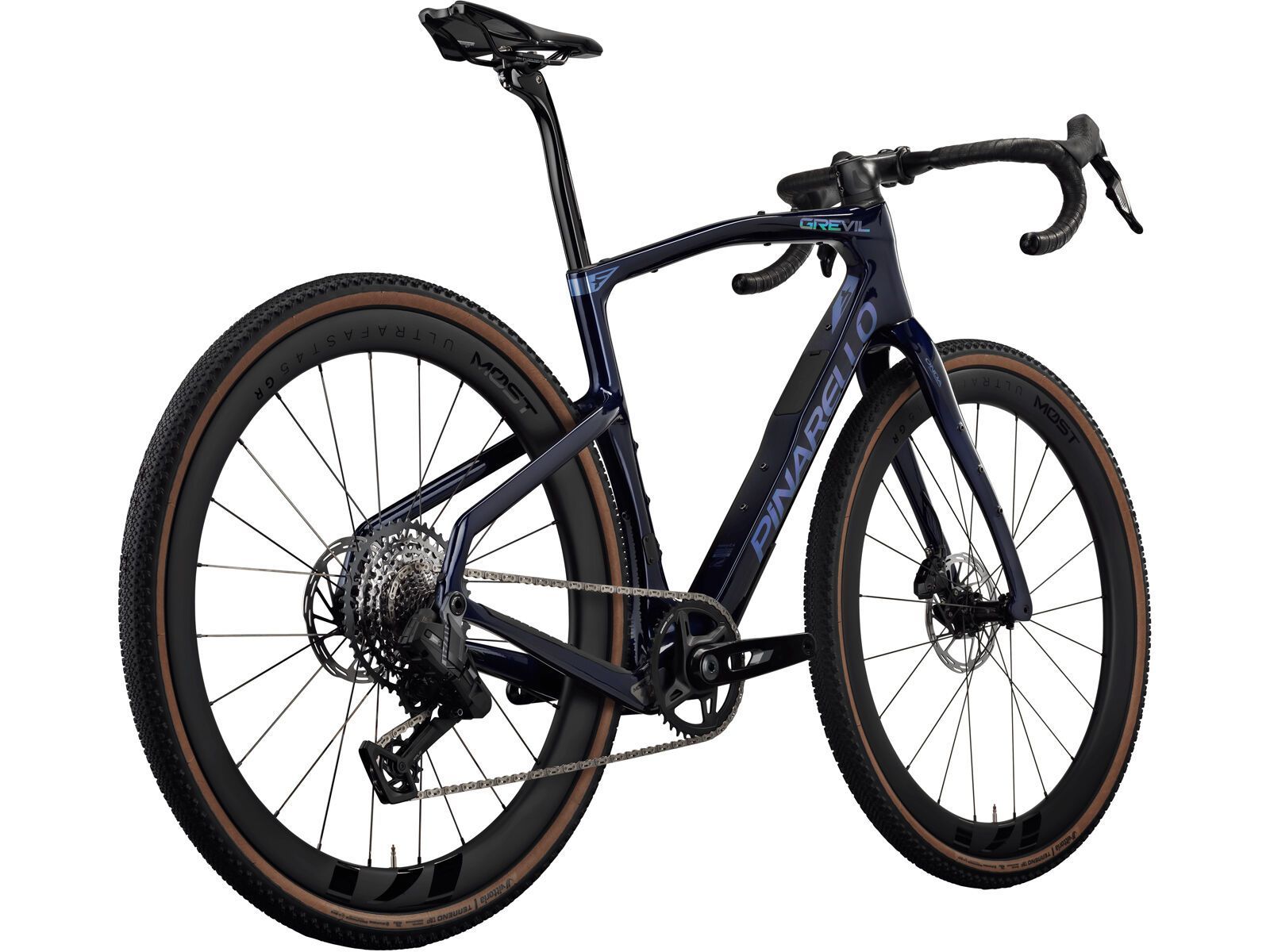 Pinarello Grevil F5 Rival AXS 1x13 XPLR / MOST Gravel Carbon 45, lapland sky - Bild 2