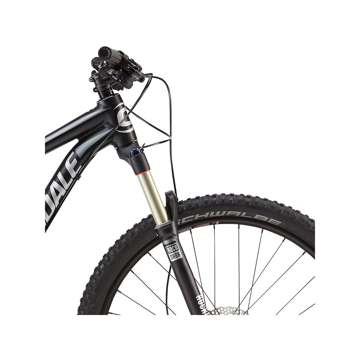 Cannondale Habit 5, jet black w/ fine silver, charcoal grey, matte - Bild 5