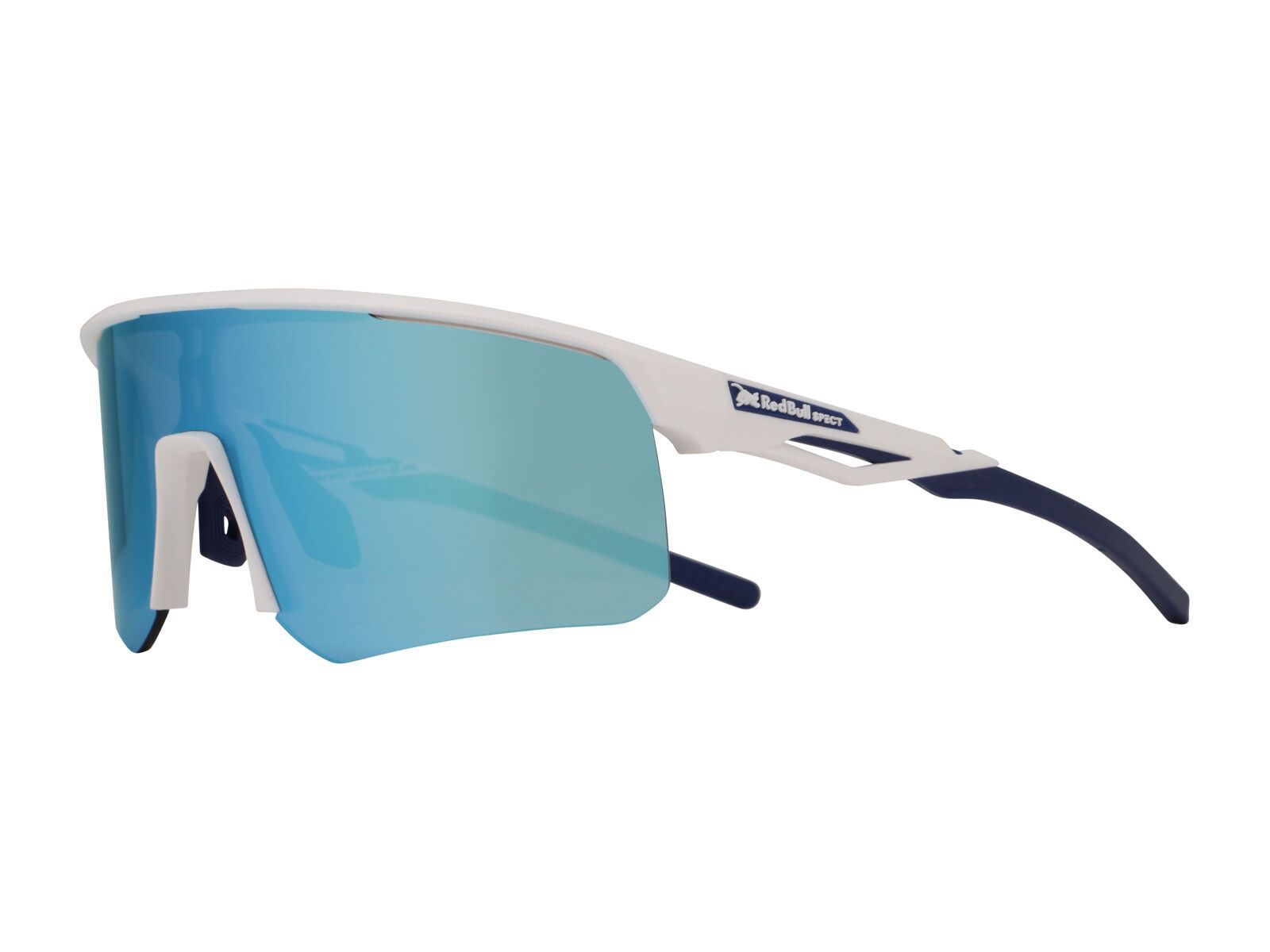Red Bull Spect Eyewear Riddle, Smoke-Blue Mirror / matt white - Bild 4