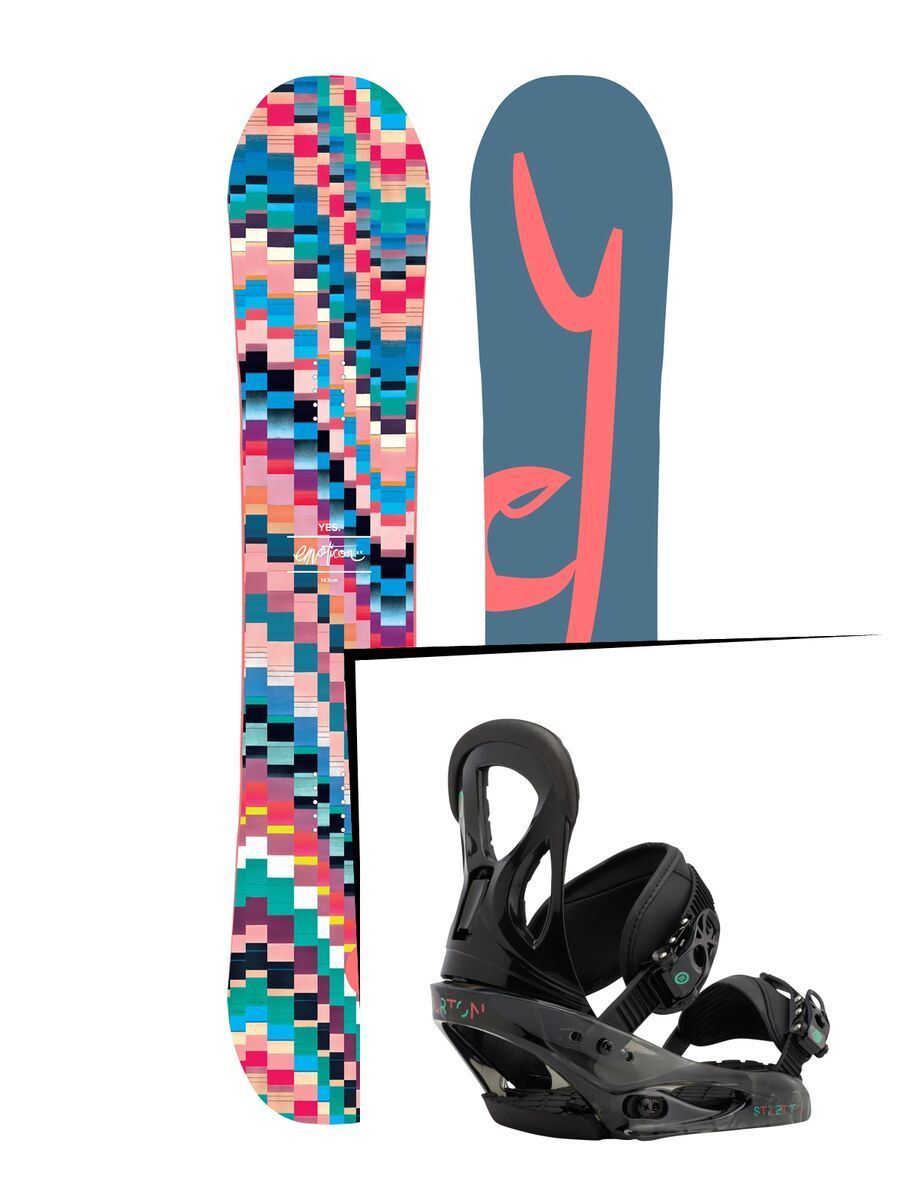 Set: Yes :) Emoticon 2017 + Burton Stiletto (1712930S) - Bild 1