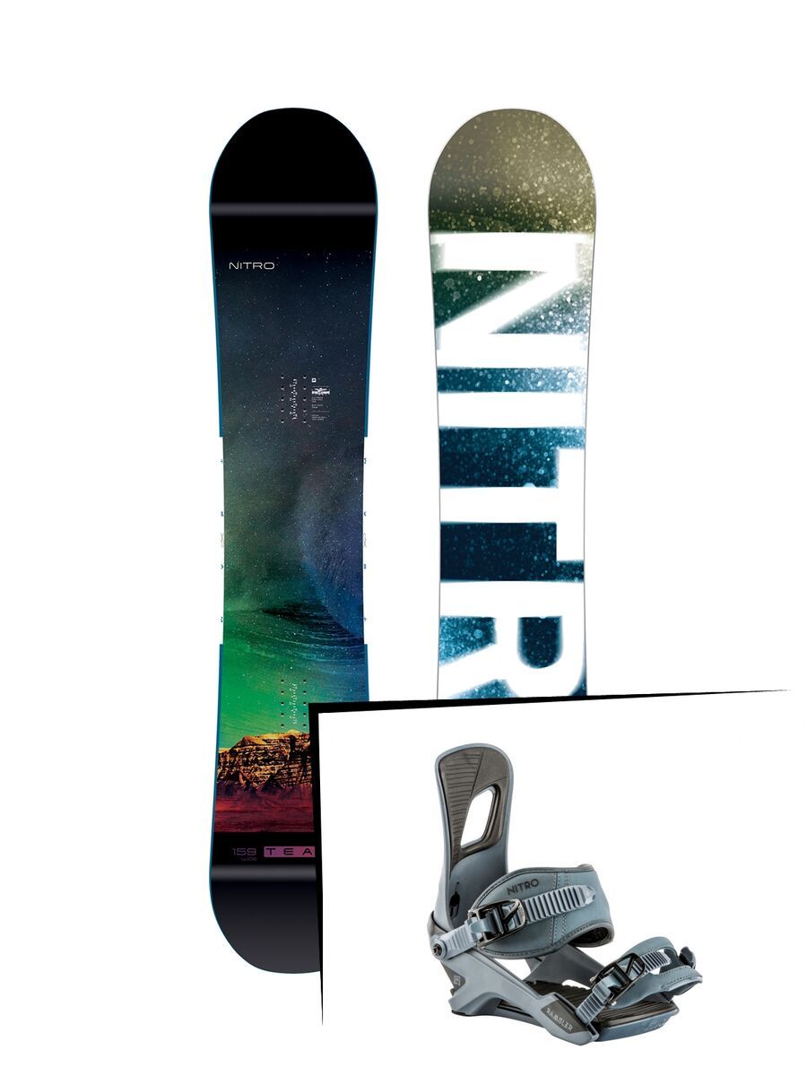 Set: Nitro Team Exposure Gullwing Wide 2019 + Nitro Rambler blue steel - Bild 1