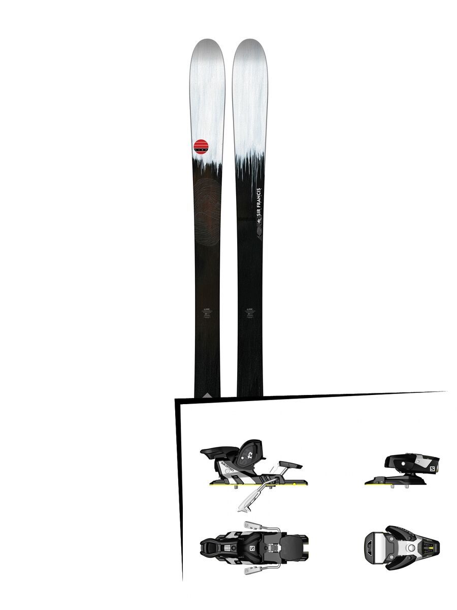 Set: Line Sir Francis Bacon 2018 + Salomon STH2 WTR 13 black/white - Bild 1