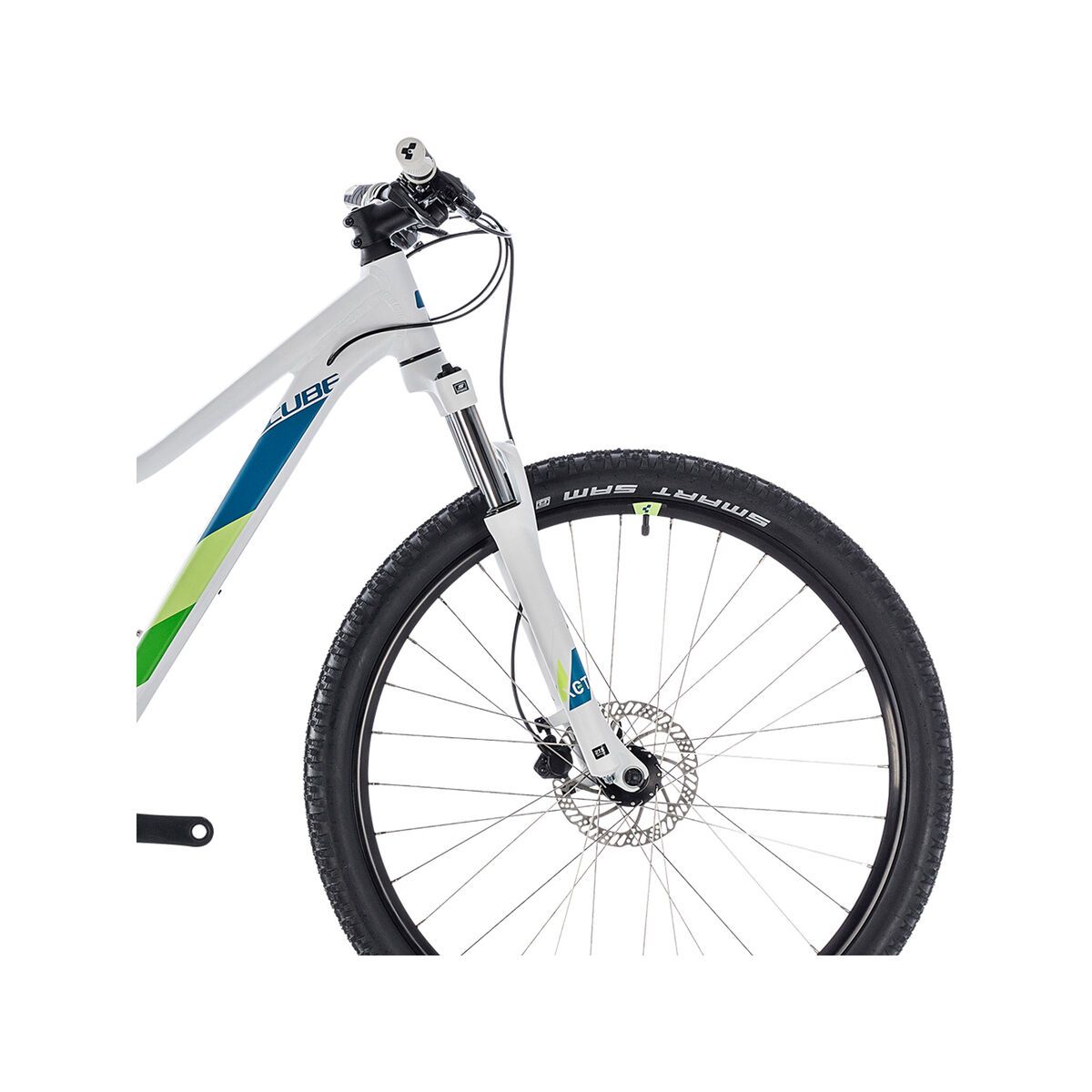 Cube Access EAZ 27.5, white´n´green - Bild 7