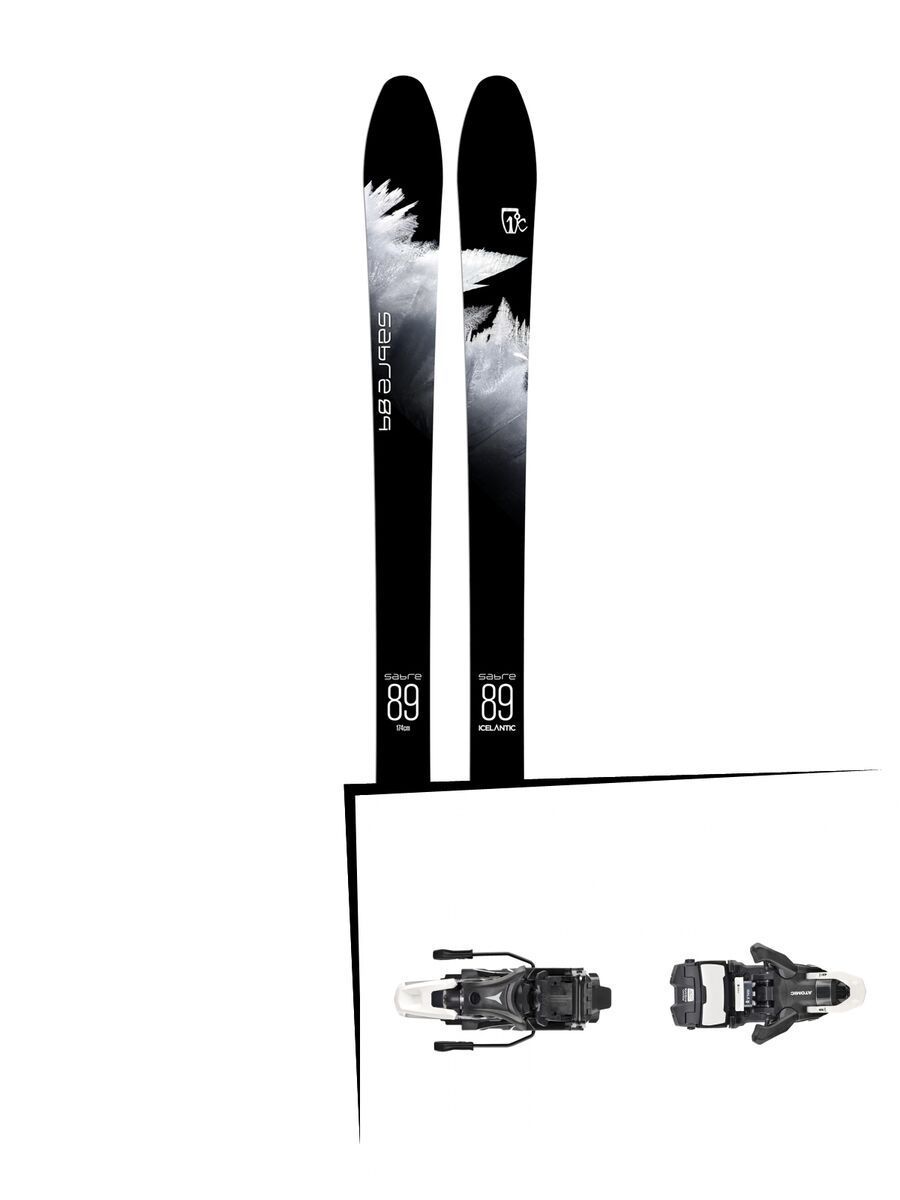 Set: Icelantic Sabre 89 2018 + Atomic Shift MNC 13 black/white - Bild 1