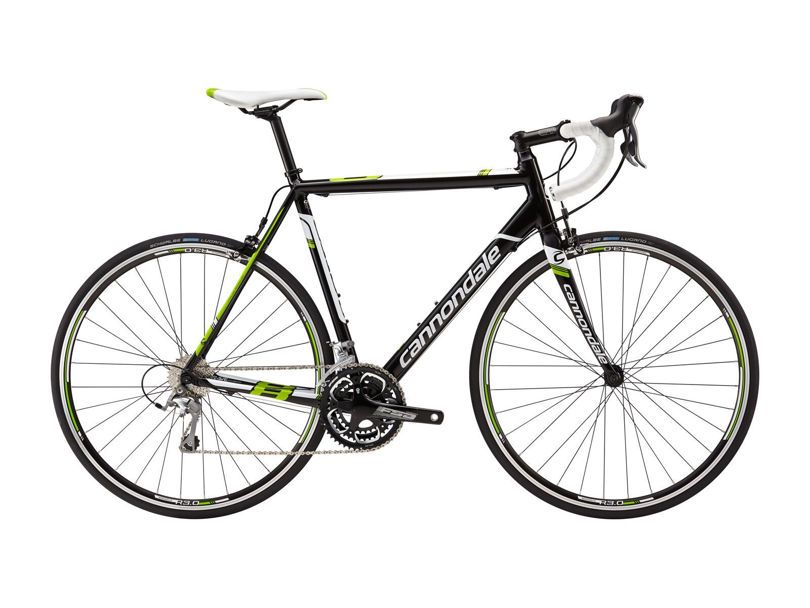 Cannondale CAAD8 6 Tiagra, magnesium white with jet black and abyss, gloss - Bild 1