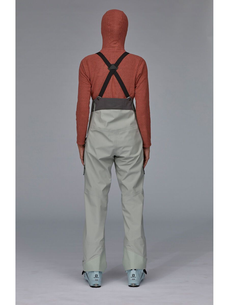 Patagonia Women's Snowdrifter Bibs, sleet green - Bild 3