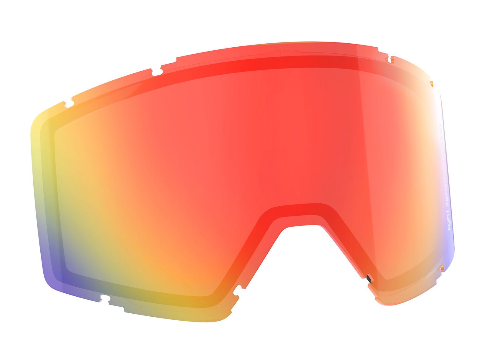 Scott Shield Ersatzscheibe, Light Sensitive Red Chrome - Bild 1