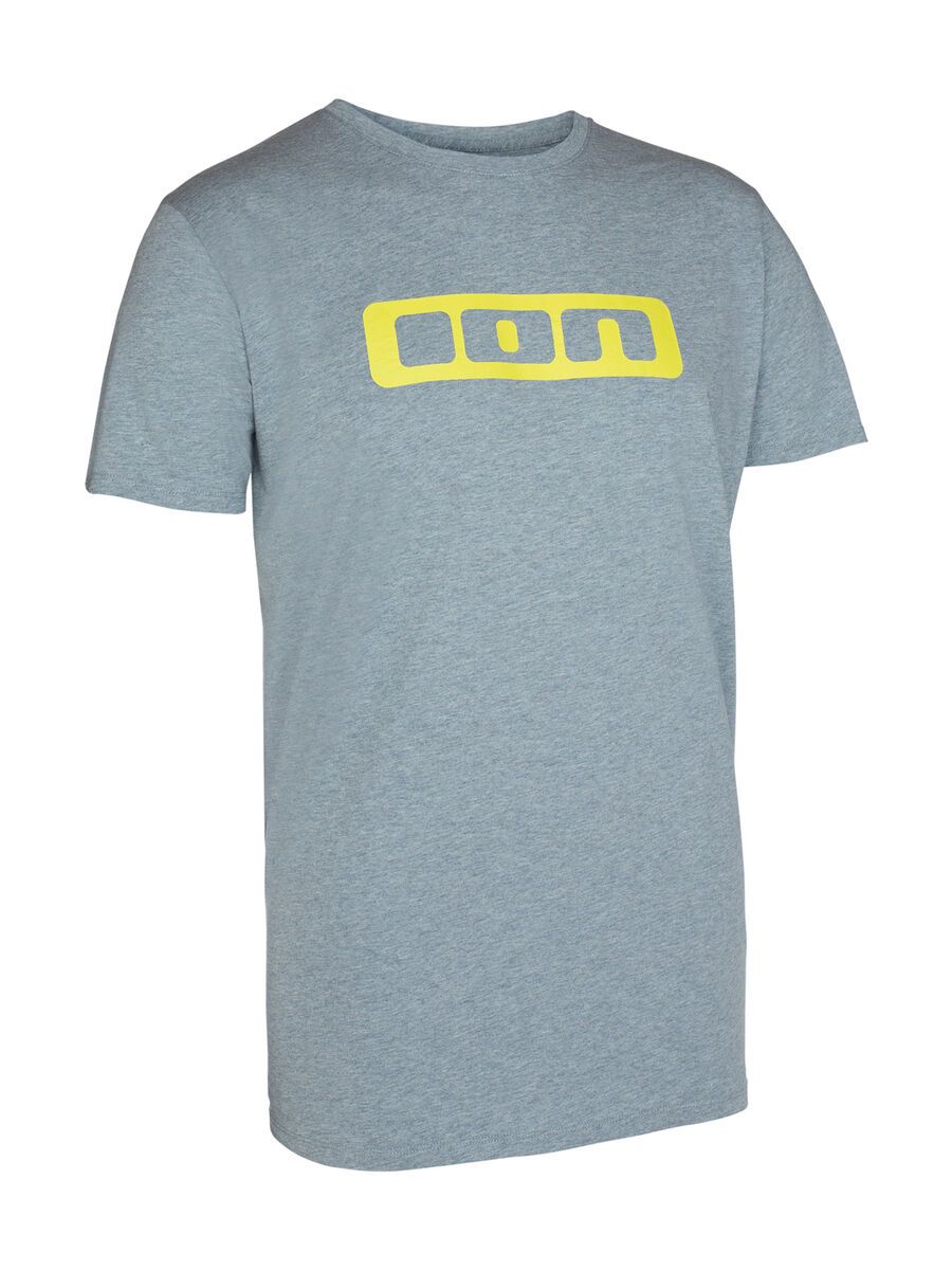 ION Tee SS Logo, stone grey melange - Bild 1