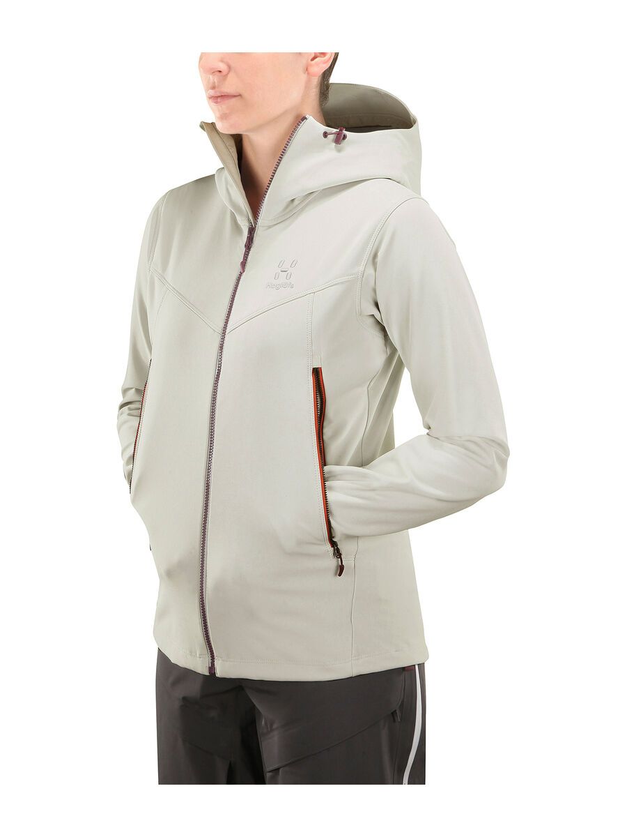 Haglöfs Gecko Hood Women, haze - Bild 5