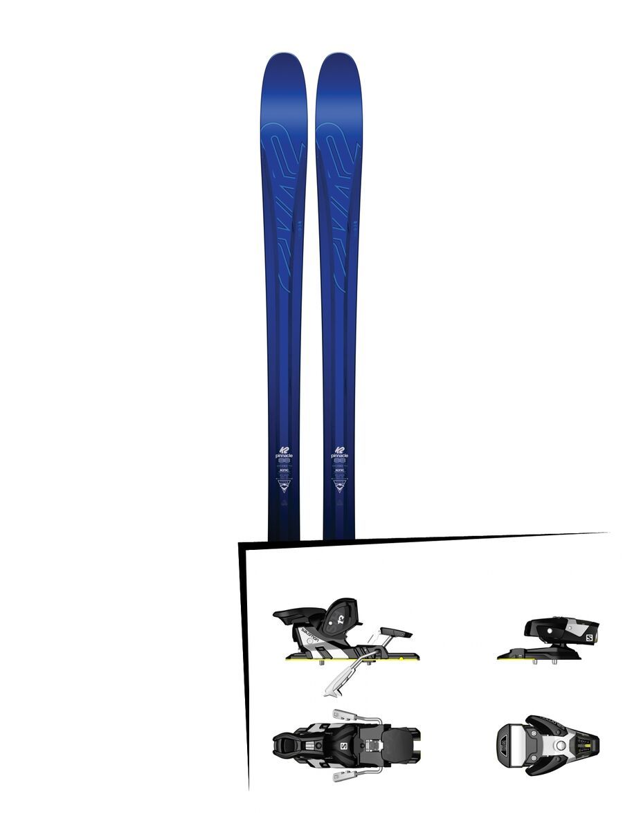 Set: K2 SKI Pinnacle 88 2017 + Salomon STH2 WTR 13 (1456103) - Bild 1